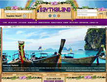 Tablet Screenshot of gaythailand.com